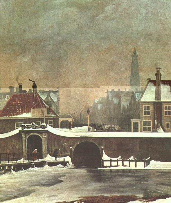 Wouter Johannes van Troostwijk The Raampoortje Gate at Amsterdam China oil painting art